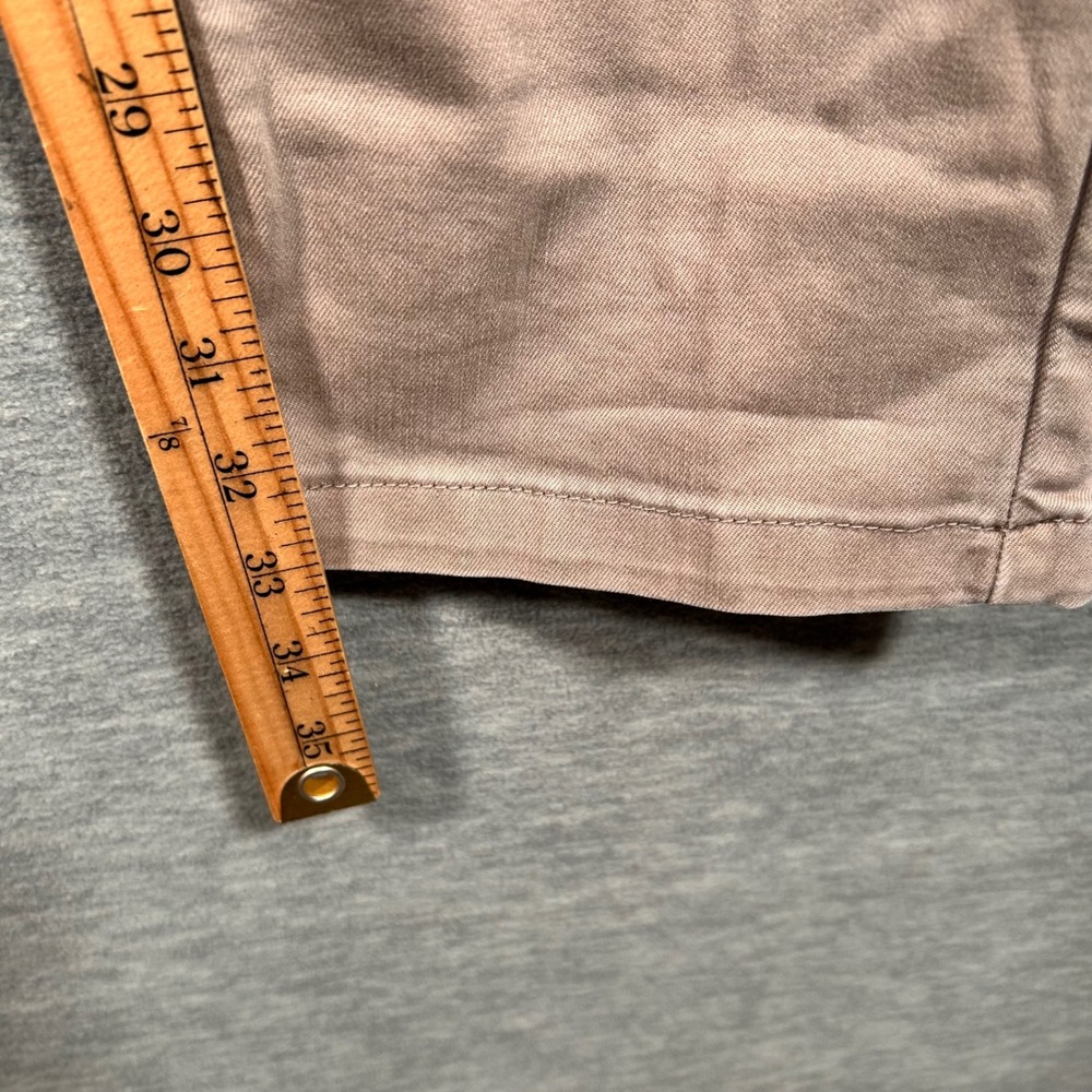Mugsy Bucks Casual Jeans Men 34x33(Tag 34x34) Tan Straight Relaxed Stretch Kahki - Picture 7 of 7